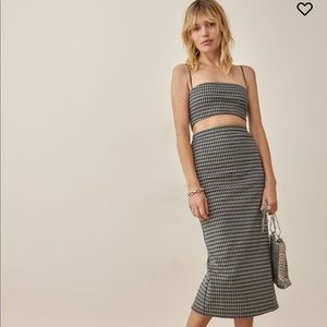 Reformation Callista Two Piece Set (TOP: S, BOTTOM: M)